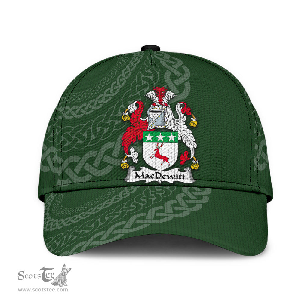 Irish Macdewitt Coat Of Arms - Irish Family Crest St Patrick's Day Irish Cap