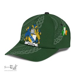 Irish Stanley Coat Of Arms - Irish Family Crest St Patrick's Day Irish Cap