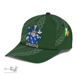 Irish Naish Coat Of Arms - Irish Family Crest St Patrick's Day Irish Cap