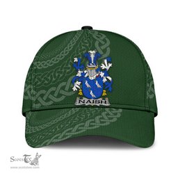 Irish Naish Coat Of Arms - Irish Family Crest St Patrick's Day Irish Cap