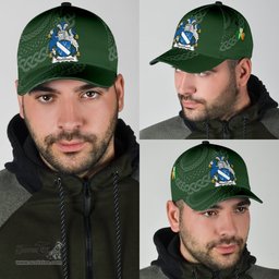 Irish Needham Coat Of Arms - Irish Family Crest St Patrick's Day Irish Cap
