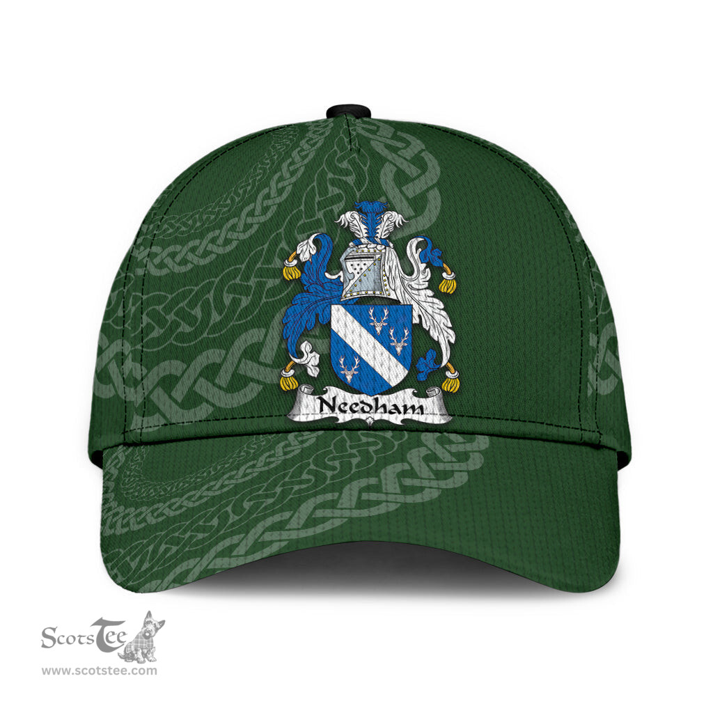 Irish Needham Coat Of Arms - Irish Family Crest St Patrick's Day Irish Cap