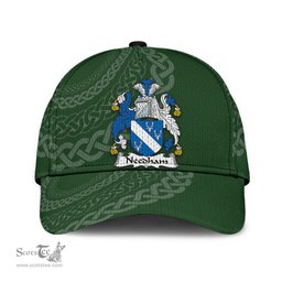 Irish Needham Coat Of Arms - Irish Family Crest St Patrick's Day Irish Cap
