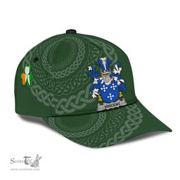 Irish Vincent Coat Of Arms - Irish Family Crest St Patrick's Day Irish Cap