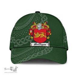 Irish Mulligan Coat Of Arms - Irish Family Crest St Patrick's Day Irish Cap
