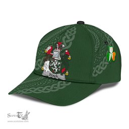 Irish Stack Coat Of Arms - Irish Family Crest St Patrick's Day Irish Cap