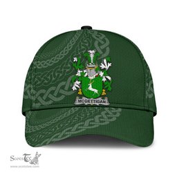 Irish Mcgettigan Coat Of Arms - Irish Family Crest St Patrick's Day Irish Cap