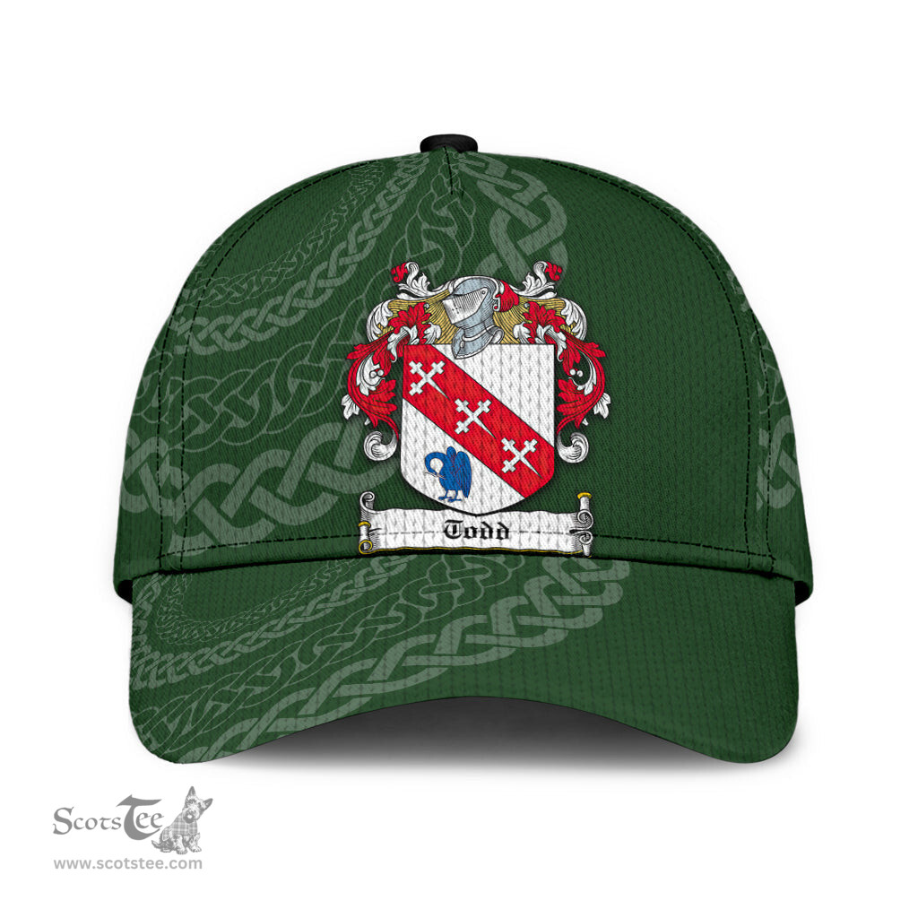 Irish Todd Coat Of Arms - Irish Family Crest St Patrick's Day Irish Cap