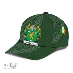 Irish Omalone Coat Of Arms - Irish Family Crest St Patrick's Day Irish Cap