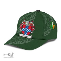 Irish Taaffe Coat Of Arms - Irish Family Crest St Patrick's Day Irish Cap
