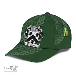 Irish Ludlow Coat Of Arms - Irish Family Crest St Patrick's Day Irish Cap