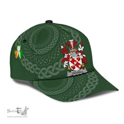 Irish Trydell Coat Of Arms - Irish Family Crest St Patrick's Day Irish Cap