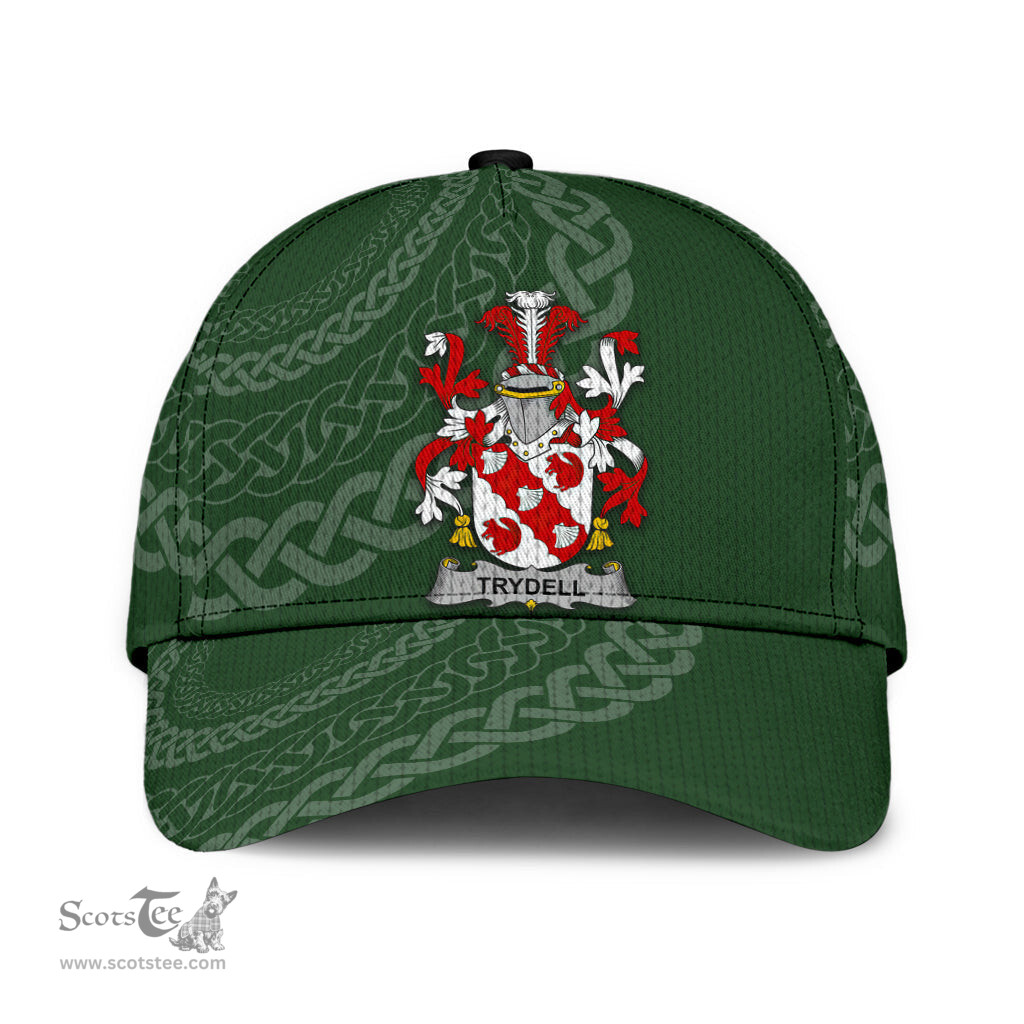 Irish Trydell Coat Of Arms - Irish Family Crest St Patrick's Day Irish Cap
