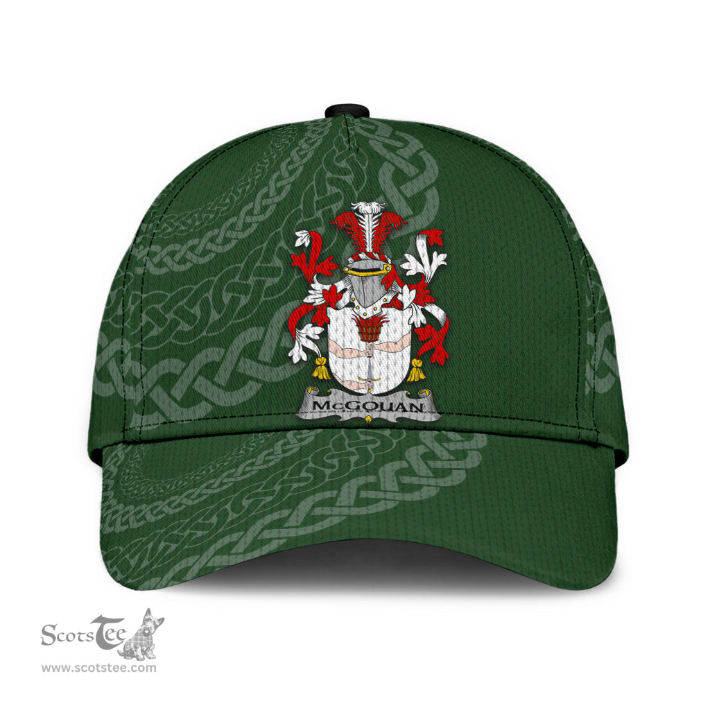 Irish Mcgouan Coat Of Arms - Irish Family Crest St Patrick's Day Irish Cap