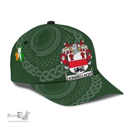 Irish Kinsellagh Coat Of Arms II Irisharms - Irish Family Crest St Patrick's Day Irish Cap