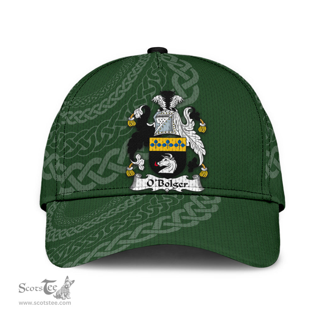 Irish Obolger Coat Of Arms - Irish Family Crest St Patrick's Day Irish Cap