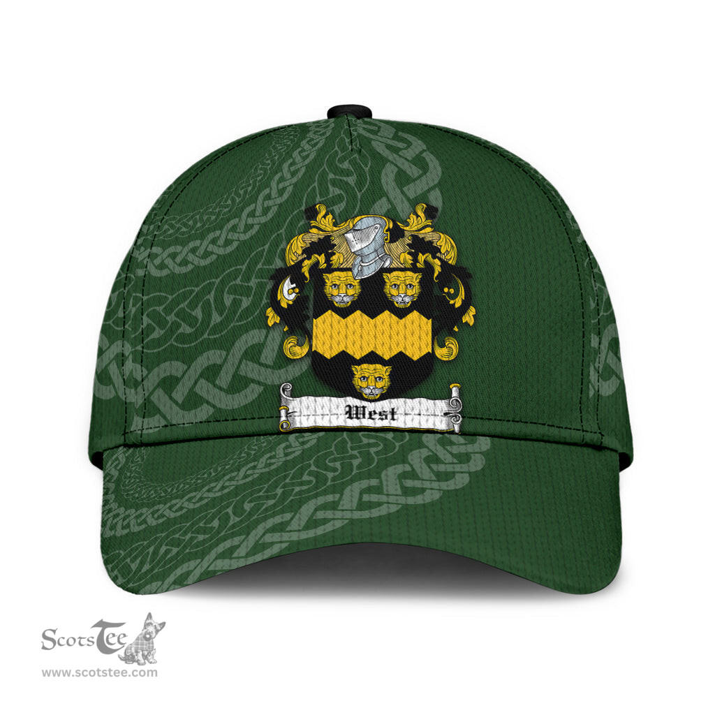 Irish West Coat Of Arms - Irish Family Crest St Patrick's Day Irish Cap