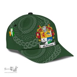 Irish Mcdonnell Coat Of Arms - Irish Family Crest St Patrick's Day Irish Cap