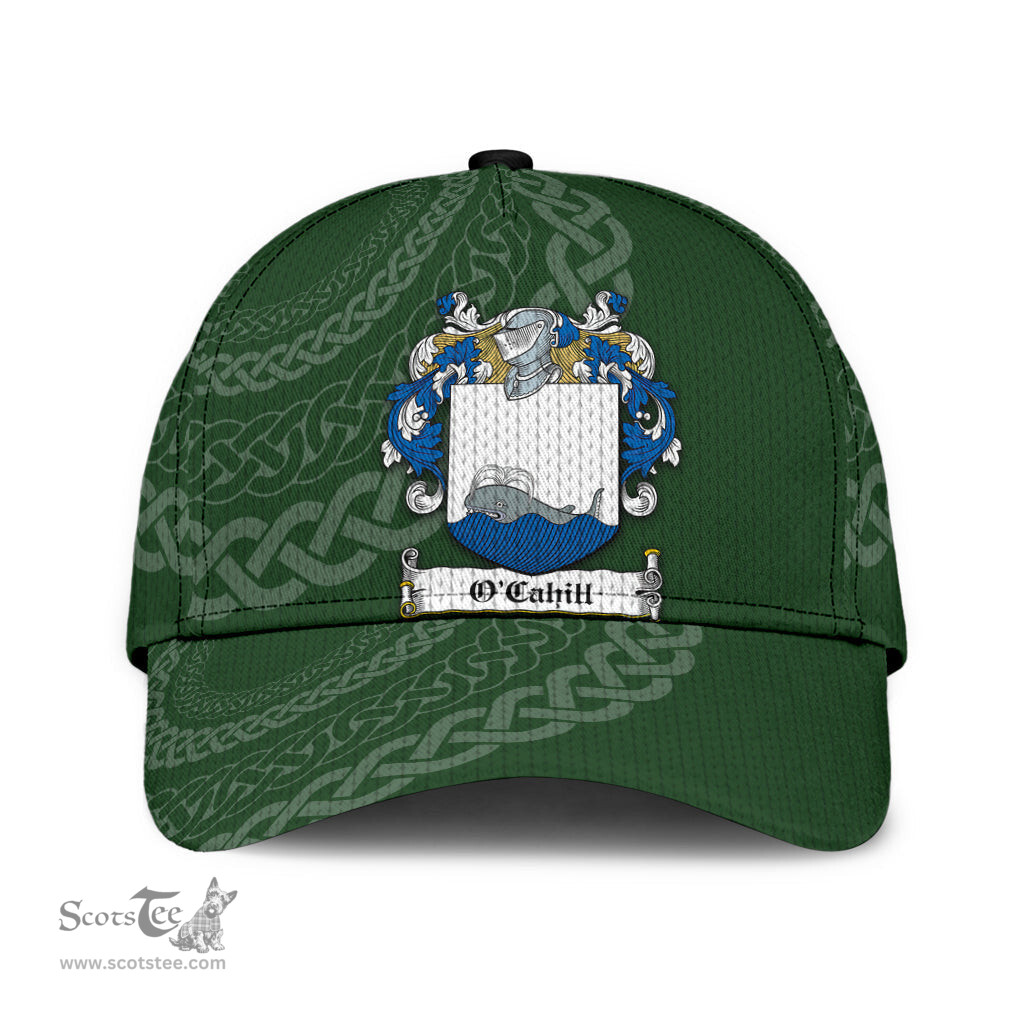 Irish Ocahill Coat Of Arms - Irish Family Crest St Patrick's Day Irish Cap