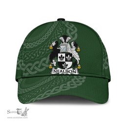 Irish Nealson Coat Of Arms - Irish Family Crest St Patrick's Day Irish Cap