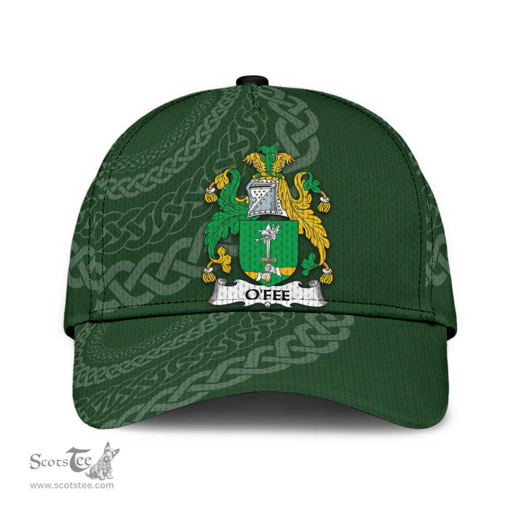 Irish Ofee Coat Of Arms - Irish Family Crest St Patrick's Day Irish Cap