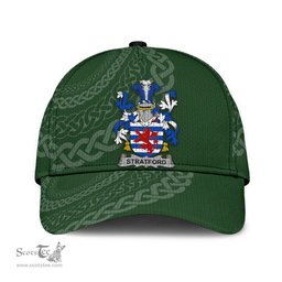 Irish Stratford Coat Of Arms - Irish Family Crest St Patrick's Day Irish Cap
