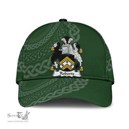 Irish Roberts Coat Of Arms - Irish Family Crest St Patrick's Day Irish Cap
