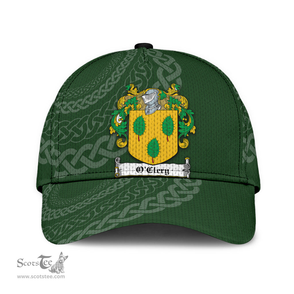 Irish Oclery Coat Of Arms - Irish Family Crest St Patrick's Day Irish Cap