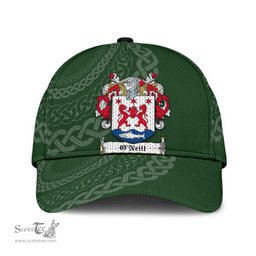 Irish Oneill Coat Of Arms - Irish Family Crest St Patrick's Day Irish Cap