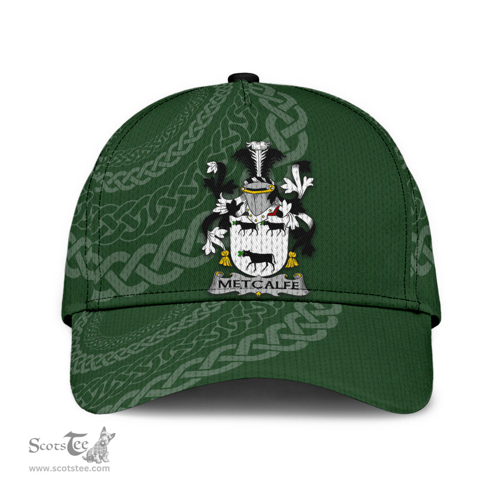 Irish Metcalfe Coat Of Arms - Irish Family Crest St Patrick's Day Irish Cap