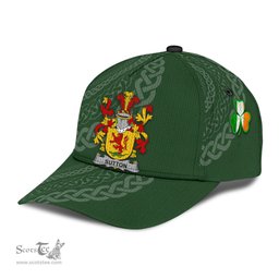Irish Sutton Coat Of Arms - Irish Family Crest St Patrick's Day Irish Cap