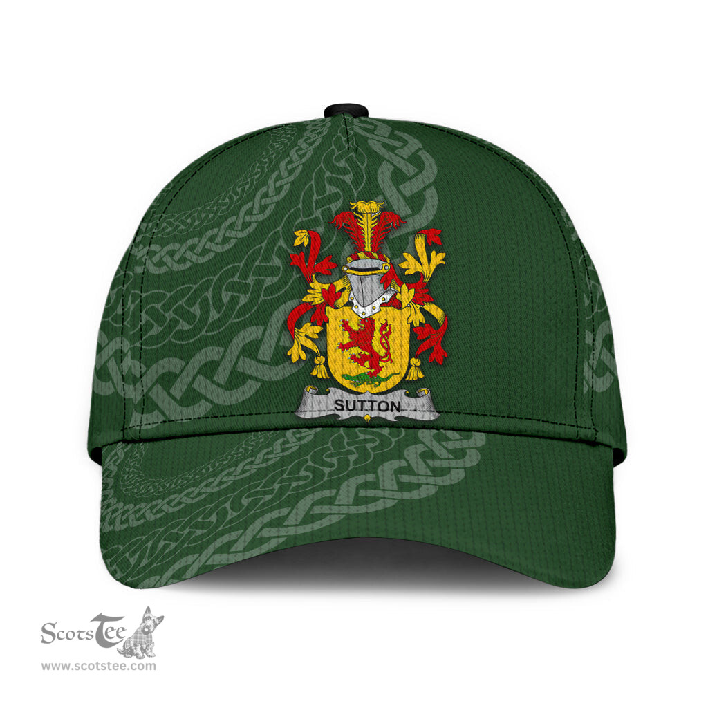 Irish Sutton Coat Of Arms - Irish Family Crest St Patrick's Day Irish Cap