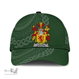 Irish Sutton Coat Of Arms - Irish Family Crest St Patrick's Day Irish Cap