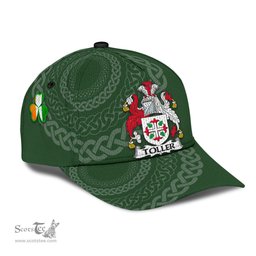 Irish Toller Coat Of Arms - Irish Family Crest St Patrick's Day Irish Cap