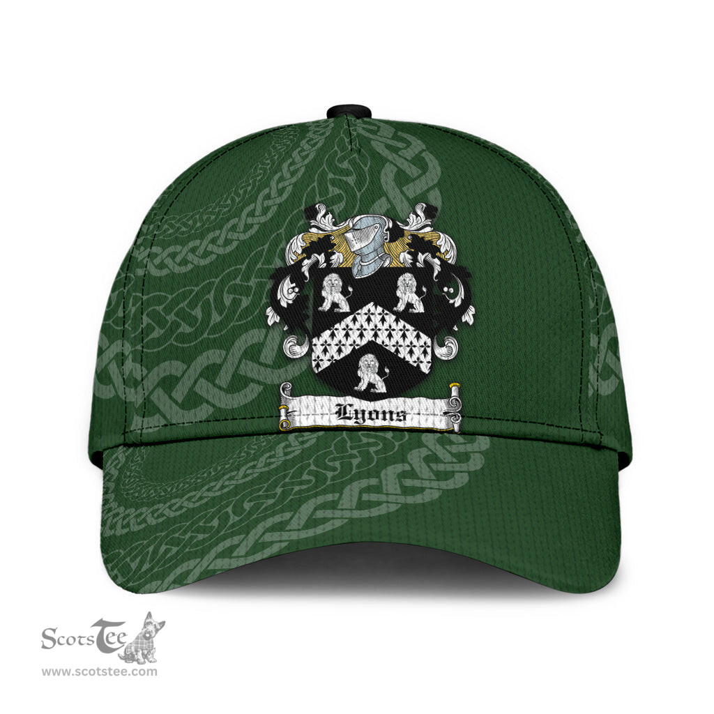 Irish Lyons Coat Of Arms - Irish Family Crest St Patrick's Day Irish Cap