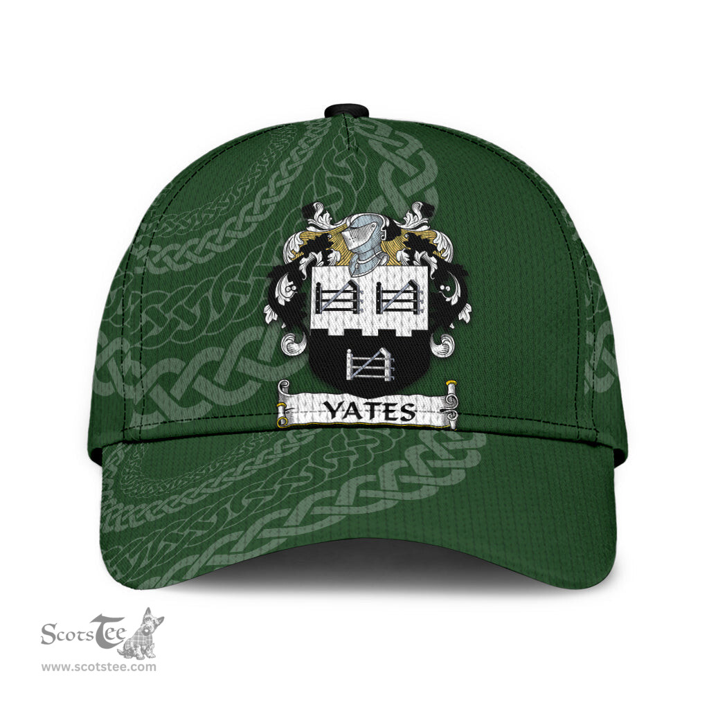 Irish Yates Coat Of Arms - Irish Family Crest St Patrick's Day Irish Cap