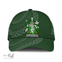 Irish Mcdeargan Coat Of Arms - Irish Family Crest St Patrick's Day Irish Cap