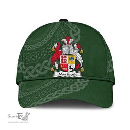 Irish Macgrath Coat Of Arms - Irish Family Crest St Patrick's Day Irish Cap