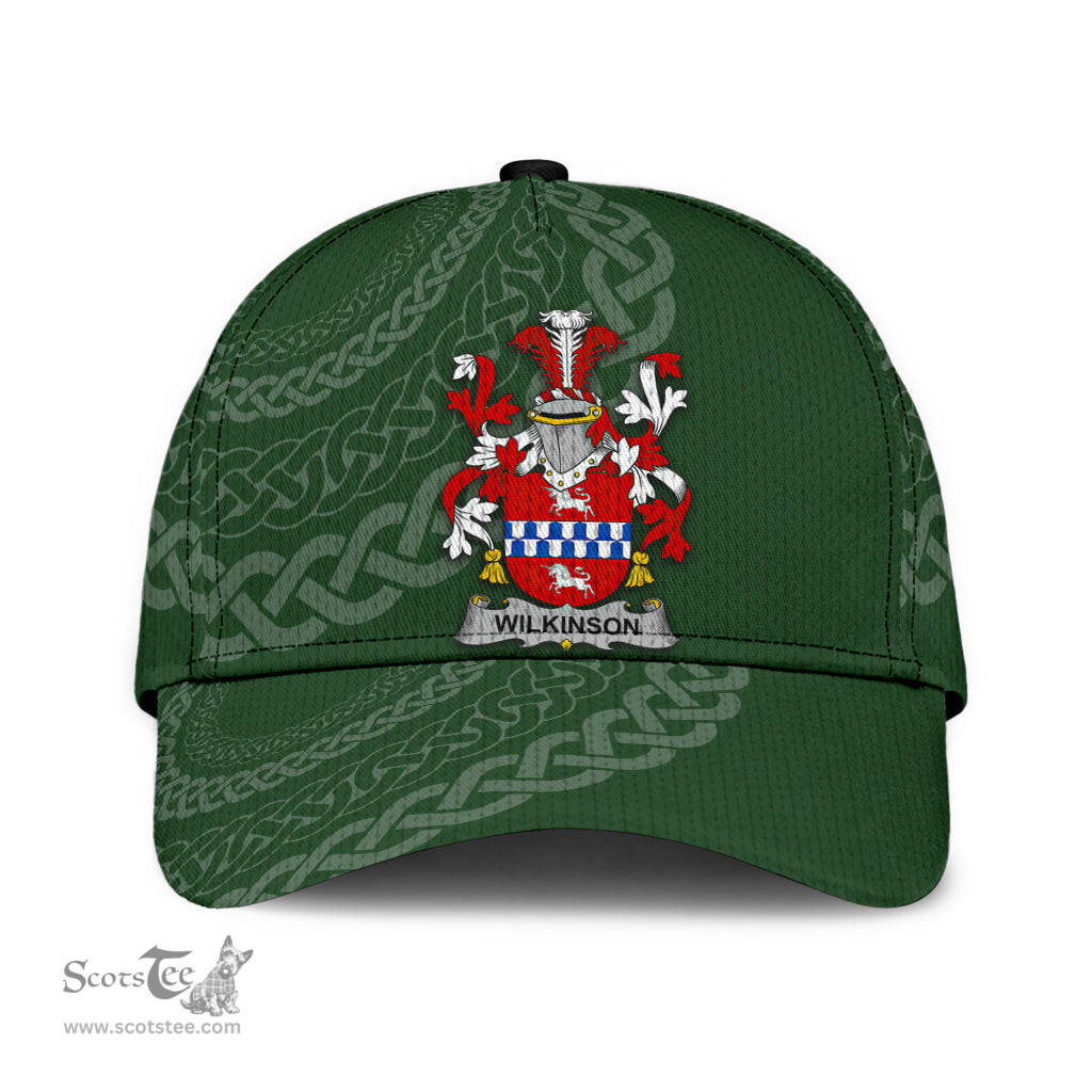 Irish Wilkinson Coat Of Arms - Irish Family Crest St Patrick's Day Irish Cap