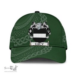 Irish Lucy Coat Of Arms - Irish Family Crest St Patrick's Day Irish Cap