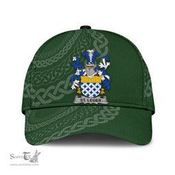 Irish St Leger Coat Of Arms - Irish Family Crest St Patrick's Day Irish Cap