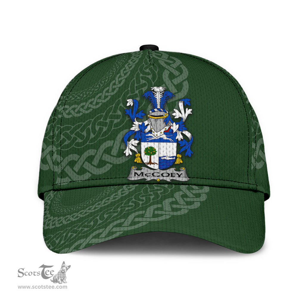 Irish Mccoey Coat Of Arms - Irish Family Crest St Patrick's Day Irish Cap