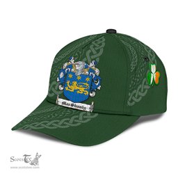 Irish Macshanly Coat Of Arms - Irish Family Crest St Patrick's Day Irish Cap
