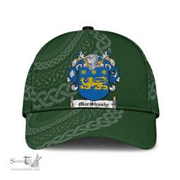 Irish Macshanly Coat Of Arms - Irish Family Crest St Patrick's Day Irish Cap