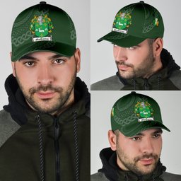 Irish Maccurten Coat Of Arms - Irish Family Crest St Patrick's Day Irish Cap