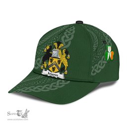 Irish Mann Coat Of Arms - Irish Family Crest St Patrick's Day Irish Cap