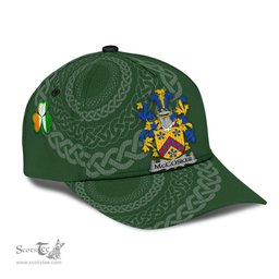 Irish Mccosker Coat Of Arms - Irish Family Crest St Patrick's Day Irish Cap