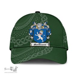 Irish Macdowell Coat Of Arms - Irish Family Crest St Patrick's Day Irish Cap