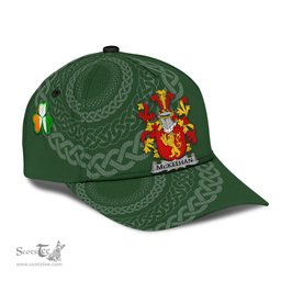 Irish Mckeehan Coat Of Arms - Irish Family Crest St Patrick's Day Irish Cap