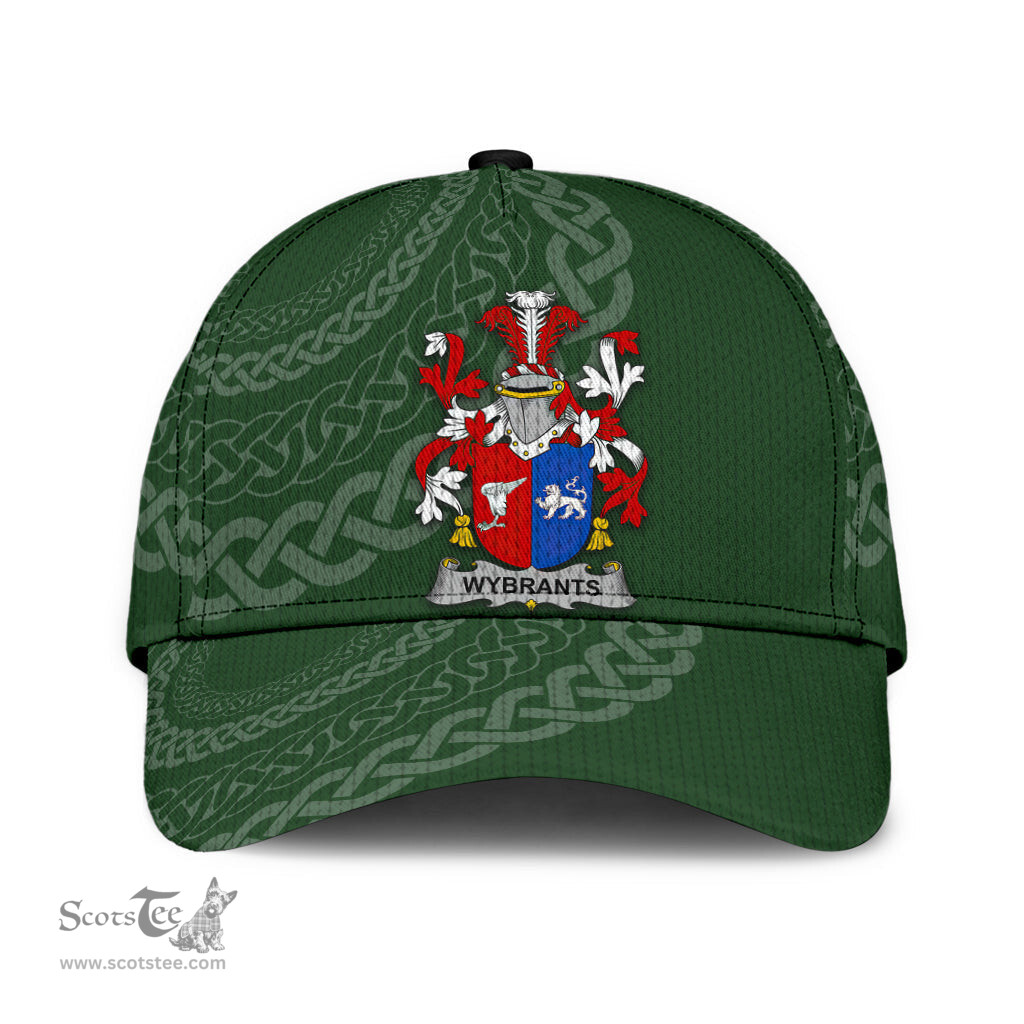 Irish Wybrants Coat Of Arms - Irish Family Crest St Patrick's Day Irish Cap